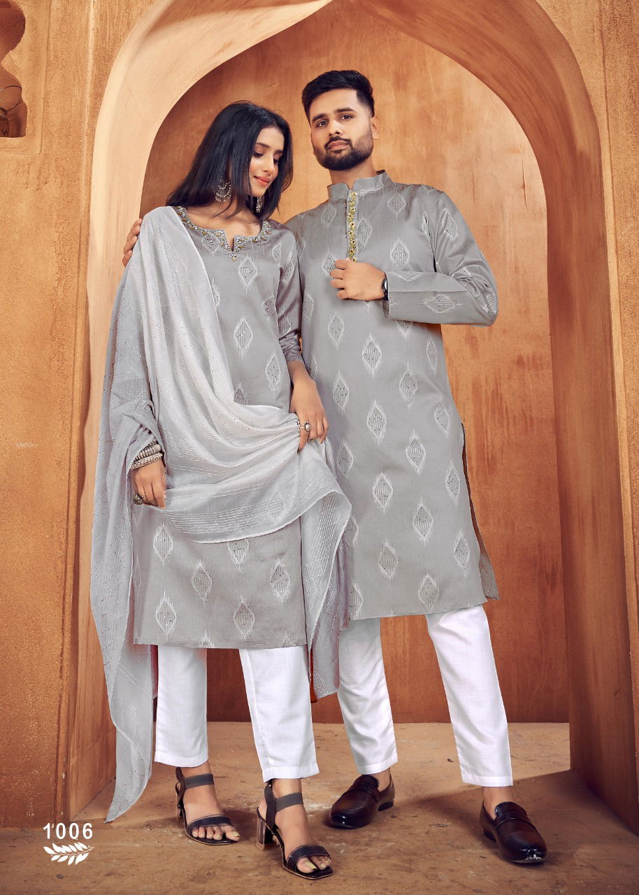 Royal Couple 11 Heavy Jacquard Silk Fancy Festive Wear Designer Couple Collection